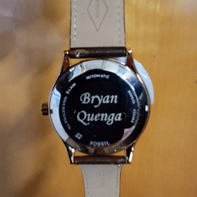 Engraved Watch, Engraver's Den