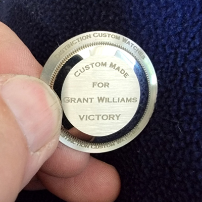 Engraved Watch from Engraver's Den