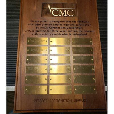 Custom engraved corporate recognition awards from Engraver's Den