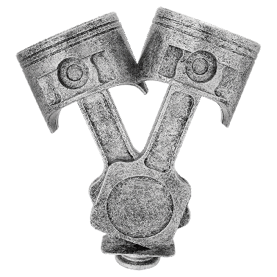 Custom engraved piston from Engraver's Den