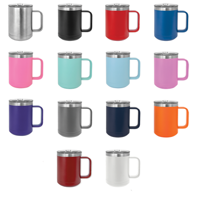 Custom imprinted promotional mugs