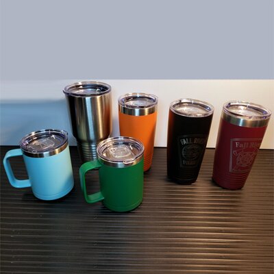 Custom imprinted promotional mugs