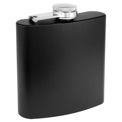 Custom imprinted promotional flask, Engraver's Den