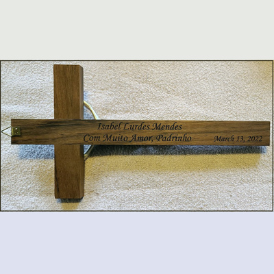 Custom engraved religious awards, Engraver's Den