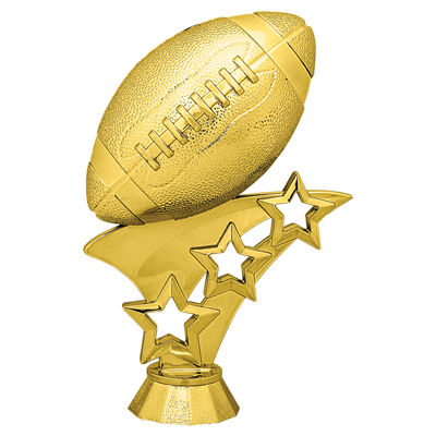 Custom engraved sports awards, personalized football products from Engraver's Den