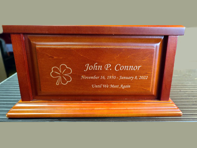 Custom wood engraving, Engraver's Den